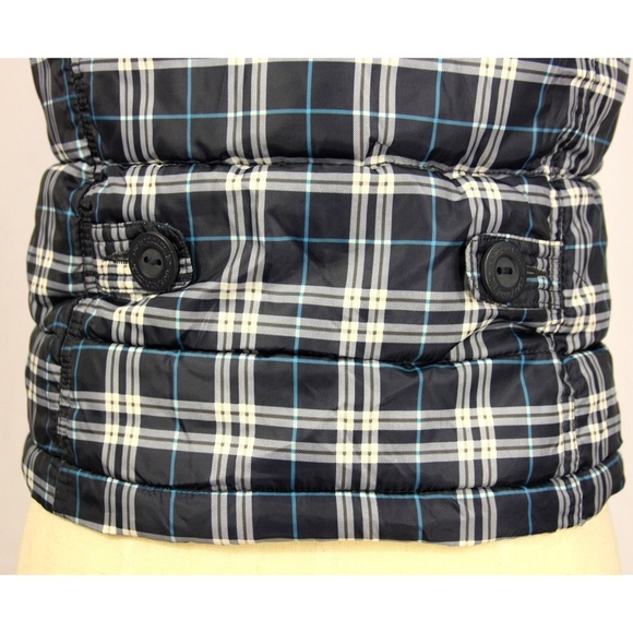 Aeropostale Plaid Quilted Sleeveless Jacket Vest - Picture 6 of 8